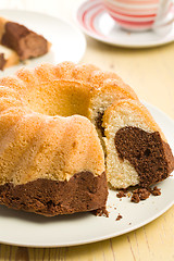 Image showing marble cake