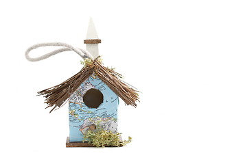 Image showing World Map Birdhouse