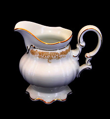 Image showing Expensive Porcelain Teaset Milk Jar