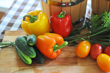 Image showing fresh vegetables