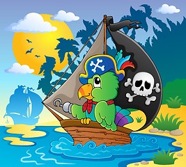 Image showing Image with pirate parrot theme 2