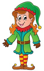 Image showing Christmas elf theme 5