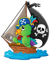 Image showing Image with pirate parrot theme 1