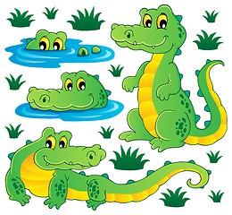 Image showing Image with crocodile theme 3