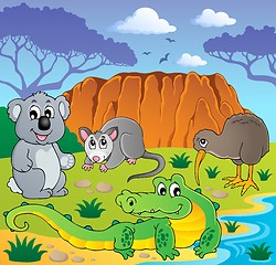 Image showing Australian animals theme 3