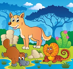 Image showing Australian animals theme 2