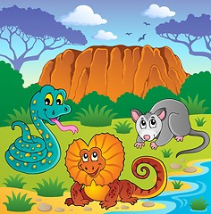 Image showing Australian animals theme 6