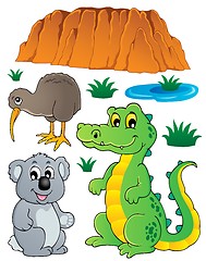 Image showing Australian wildlife fauna set 3