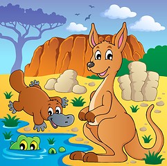 Image showing Australian animals theme 4