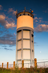 Image showing Historic water reservoir brick tower 