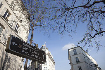 Image showing Montmartre Sacre Coeur in Paris