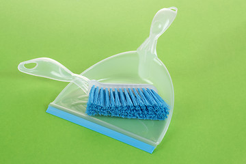 Image showing brush and dustpan