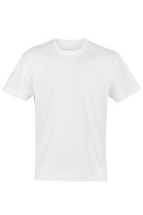 Image showing white T-shirt isolated on white background