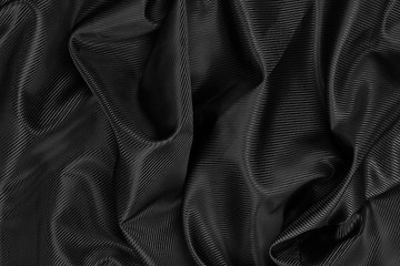 Image showing Black satin background