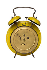 Image showing back of an old alarm clock
