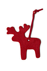 Image showing Reindeer on the white background.