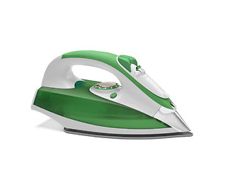 Image showing modern new electric iron on white background