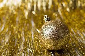 Image showing Decorative gold background