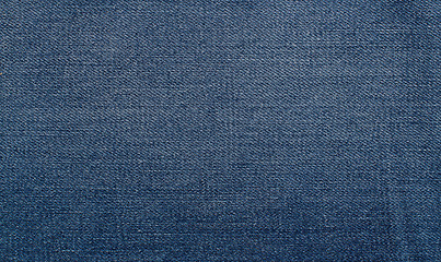 Image showing Worn Blue Denim Jeans texture, background