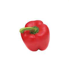 Image showing Bell pepper (bulgarian pepper) isolated on white