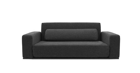 Image showing black sofa