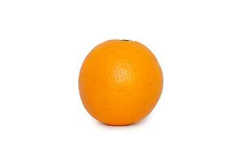 Image showing Ripe orange isolated on white background