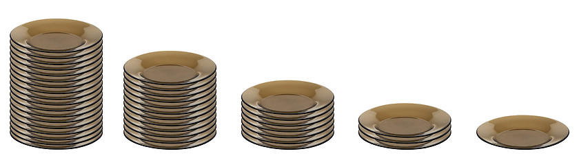 Image showing Pile clean side plates