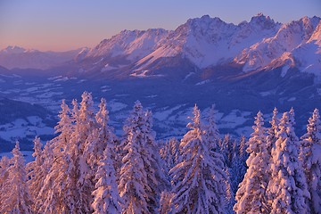 Image showing mountain winter landscape