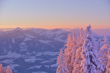 Image showing mountain winter landscape