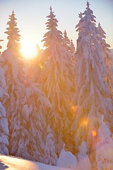 Image showing mountain winter landscape