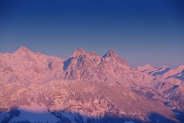 Image showing mountain winter landscape