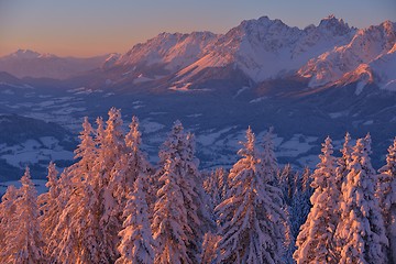 Image showing mountain winter landscape