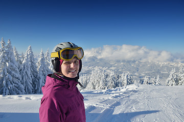 Image showing winter  fun and ski