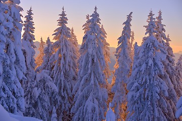 Image showing mountain winter landscape