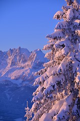 Image showing mountain winter landscape