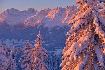 Image showing mountain winter landscape