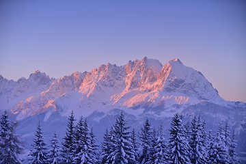 Image showing mountain winter landscape