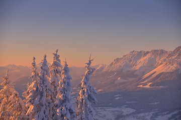 Image showing mountain winter landscape