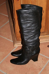 Image showing Black boots