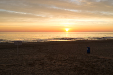 Image showing Mediterranean sunrise