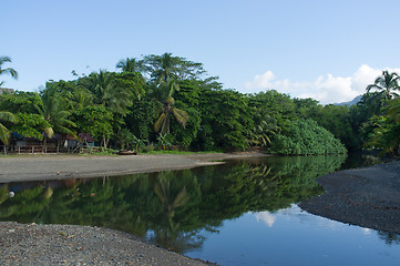 Image showing Mouith of a tropical river