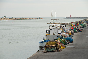 Image showing Guardamar fishing pier