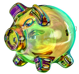 Image showing money box - piggy bank