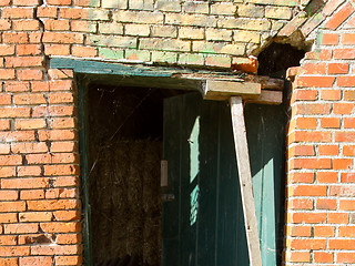 Image showing Broken doorway