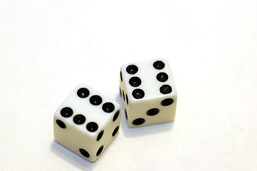 Image showing A pair of dices