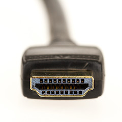 Image showing Close-up of hdmi cable