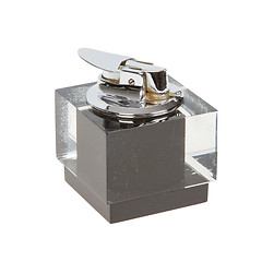 Image showing Very old glass lighter, isolated