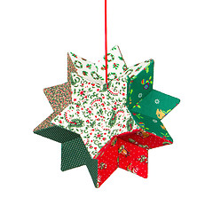 Image showing Butcher's broom, christmas decoration, isolated