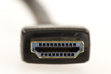 Image showing Close-up of hdmi cable