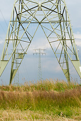 Image showing Power Transmission towers